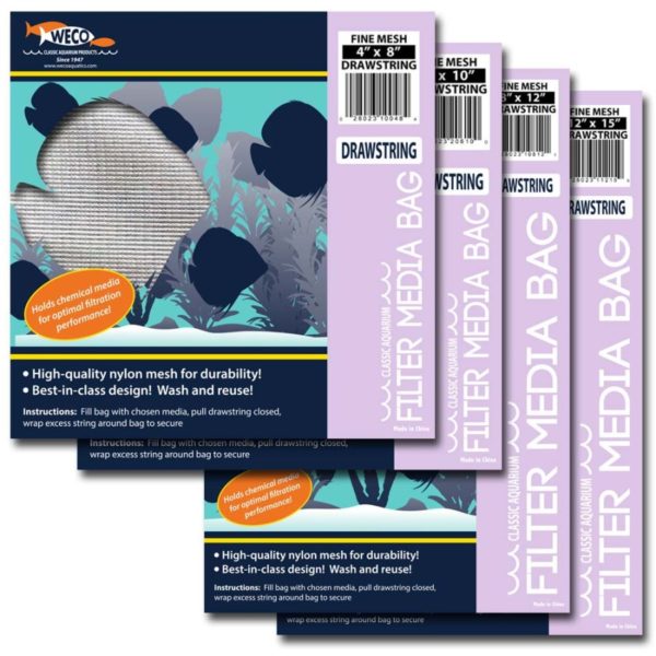 Weco Classic Filter Media Fine Mesh Zipper 6"×10"