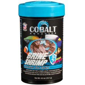 Cobalt Aquatics Brine Shrimp Premium Flakes Fish Food 0.5 oz
