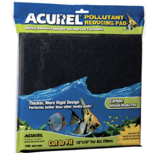 Acurel Cut to Fit Carbon Filter Media Pad Black 18 In X 10 in